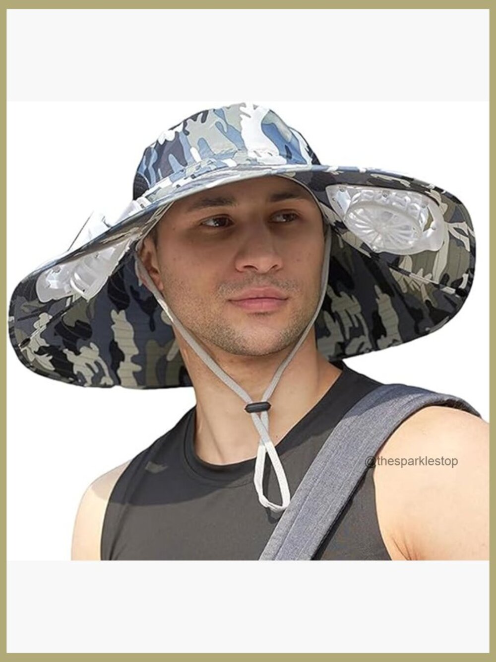Solar + Usb Cooling Fan Sun Hat With Upf 50+ Protection
